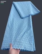 dentelle coton blanc rose bleu ciel motifs floraux texture fine mariage qualité supérieure