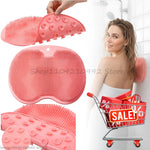 tapis bain antidérapant brosse massage dos exfoliation pieds ventouses couleurs multiples
