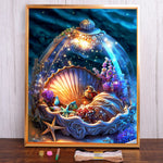 kit broderie point croix motifs floraux peinture artisanale toile coton multicolore moderne éléments cadre