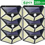 lumière solaire led moderne extérieure capteur mouvement panneau solaire clips noir bleu blanc