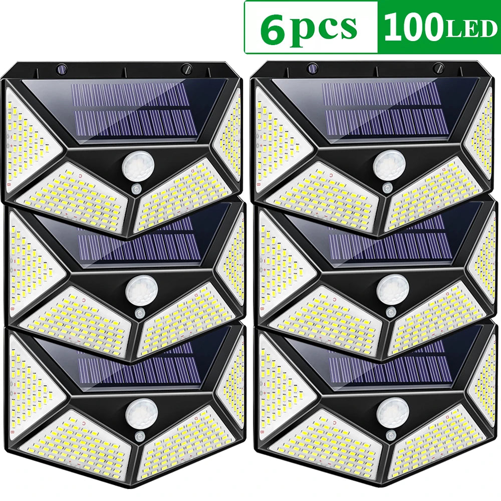 lumière solaire led moderne extérieure capteur mouvement panneau solaire clips noir bleu blanc