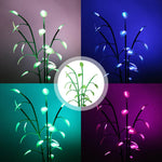 lampe led plante intérieure éclairage ambiance boho décoratif modernes couleurs vives