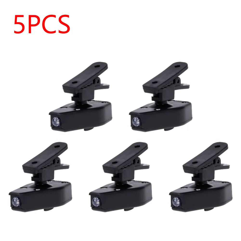 clip lumineux led noir pratique compact lunettes rechargeable portable mini pince lumière