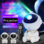 projecteur veilleuse astronaute nébuleuse éclairage chambre enfants décorations lumineux blanc rose or rouge bleu