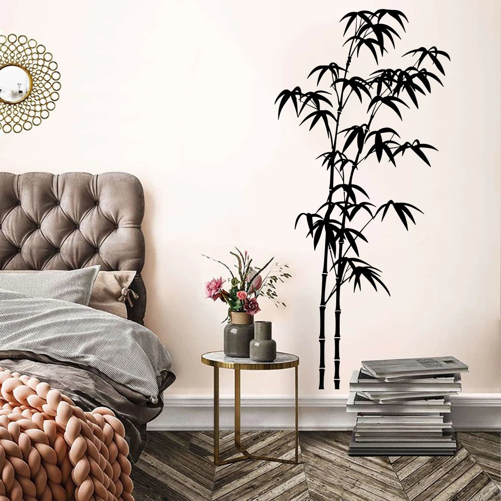 Détail autocollant bambou vinyle PVC qualité supérieure