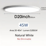lampe led moderne blanc télécommande application 50cm diamètre 2000 82000lm