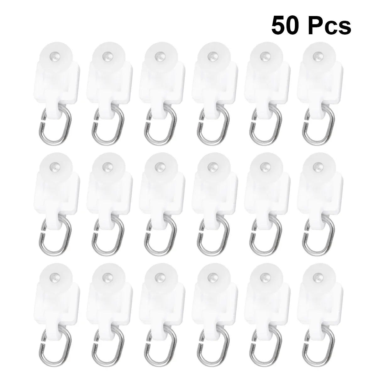 clips rideau blanc modernes pratique glisseurs tringle rideau accessoire rouleau rail rideau fixations