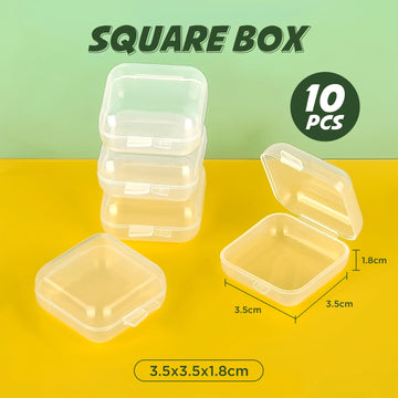 boîtes rangement transparentes plastique bijoux pince linge fils couture fraises plastique modernes pratiques