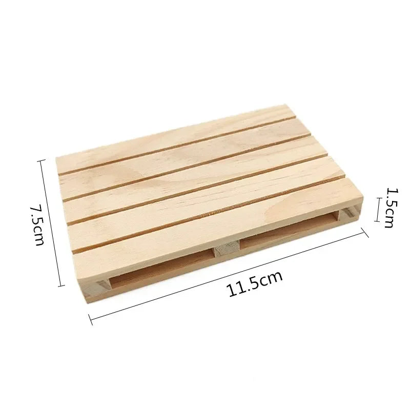 Sous-verres en bois pin résistants à la chaleur