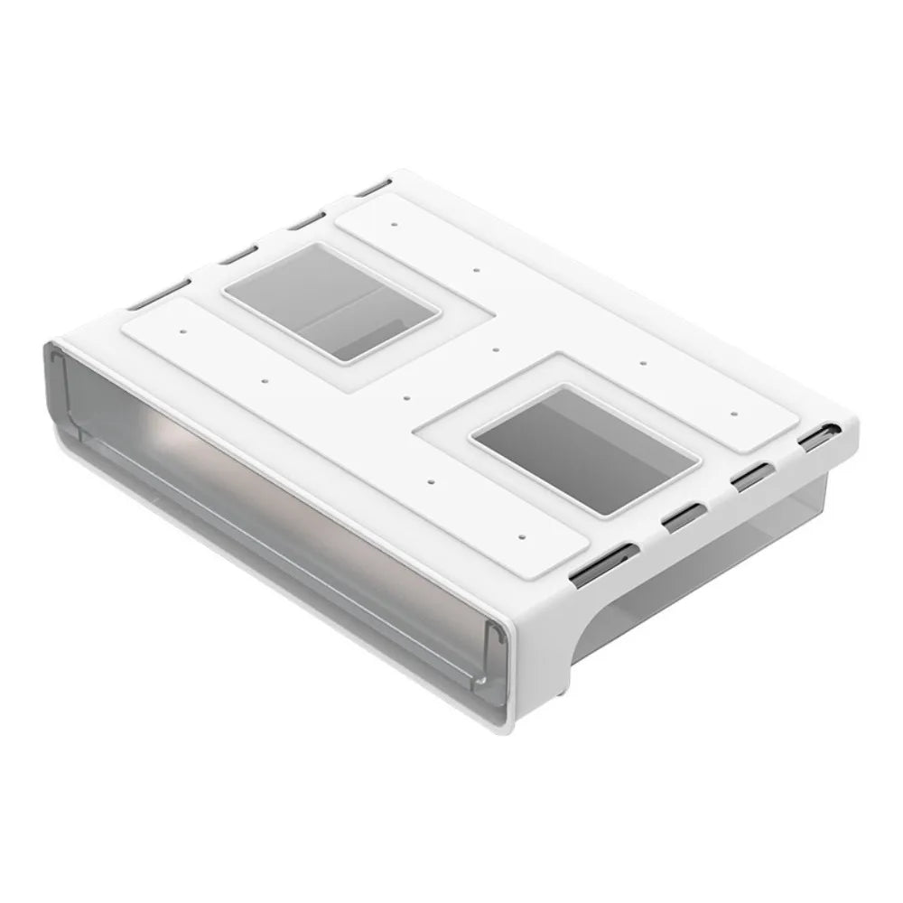 rangement tiroir transparent moderne blanc grande capacité multiple utilisation rechargeable