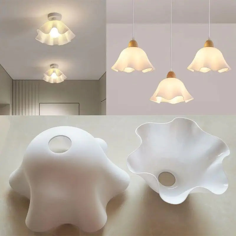 abat jour blanc moderne tringle 215mm 42mm 270mm 140mm 270mm 110mm doux opaque