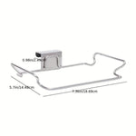 support sac poubelle suspendu acier inoxydable moderne cuisine respectueux environnement transparent multisac utilisation multiple