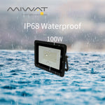 projecteur led moderne extérieur noir mat 110v 220v 10w 20w 30w 50w 100w certifié