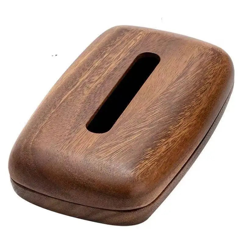 boîte mouchoirs bois marron rechargeable minimaliste naturel salon salle bains vintage authentique rustic