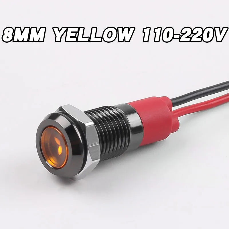 ampoules led 8mm rouge vert jaune bleu blanc étanches fil moderne