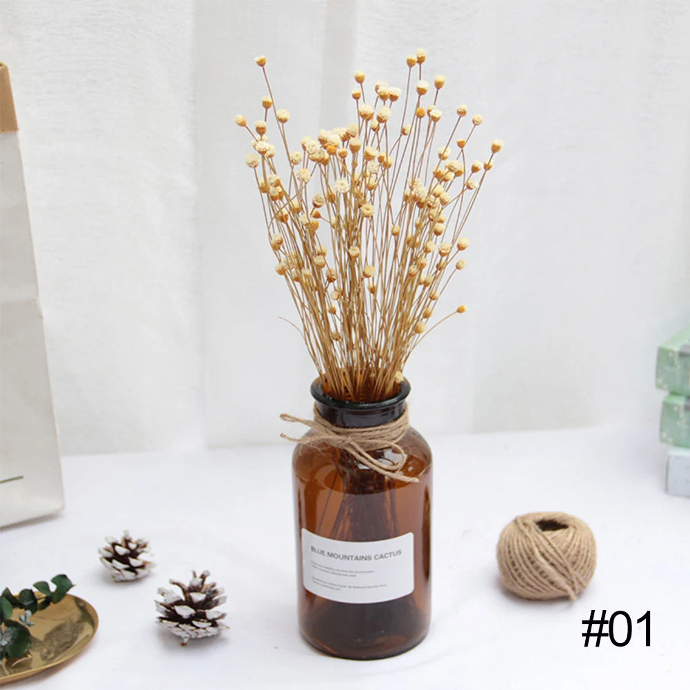 ornements photographie bouquets artificiels couleurs vives naturel rustique fixations ruban jute fond photo