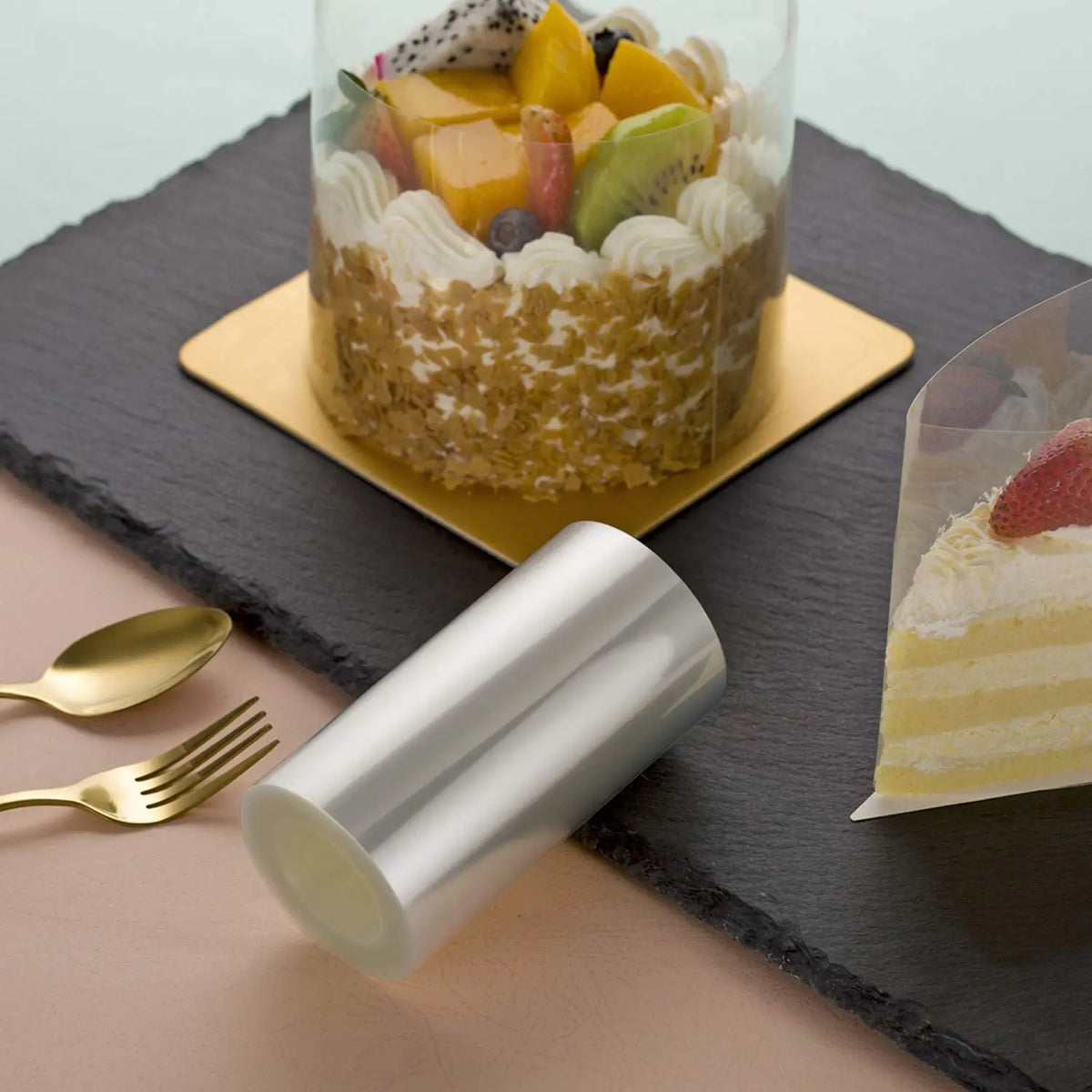 film protection gâteau transparent adhésif cake decorating mousse bord environnant moderne utilitaire