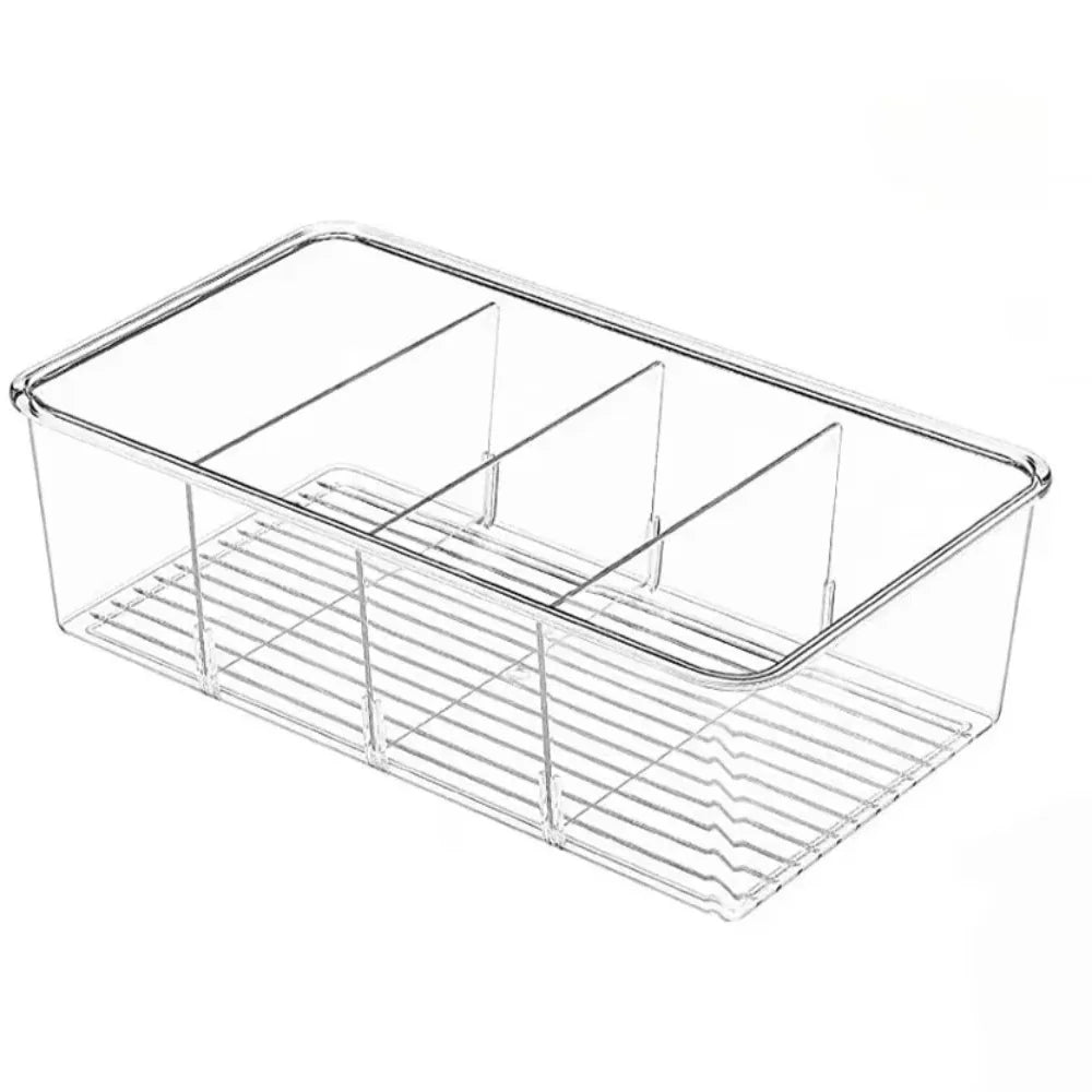 rangements cuisine transparent moderne sacs alimentaires boîtes stockage organisation réfrigérateur
