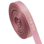 ruban polyester imprimé rayures just for you 10 yards beige rose gris blanc rouge