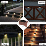 lampe solaire moderne adhésive led noir marron blanc extérieure jardin patio balcon
