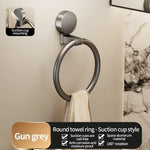 porte serviettes mural gris lisse adhésif moderne salle bain organisateur fixe serviettes