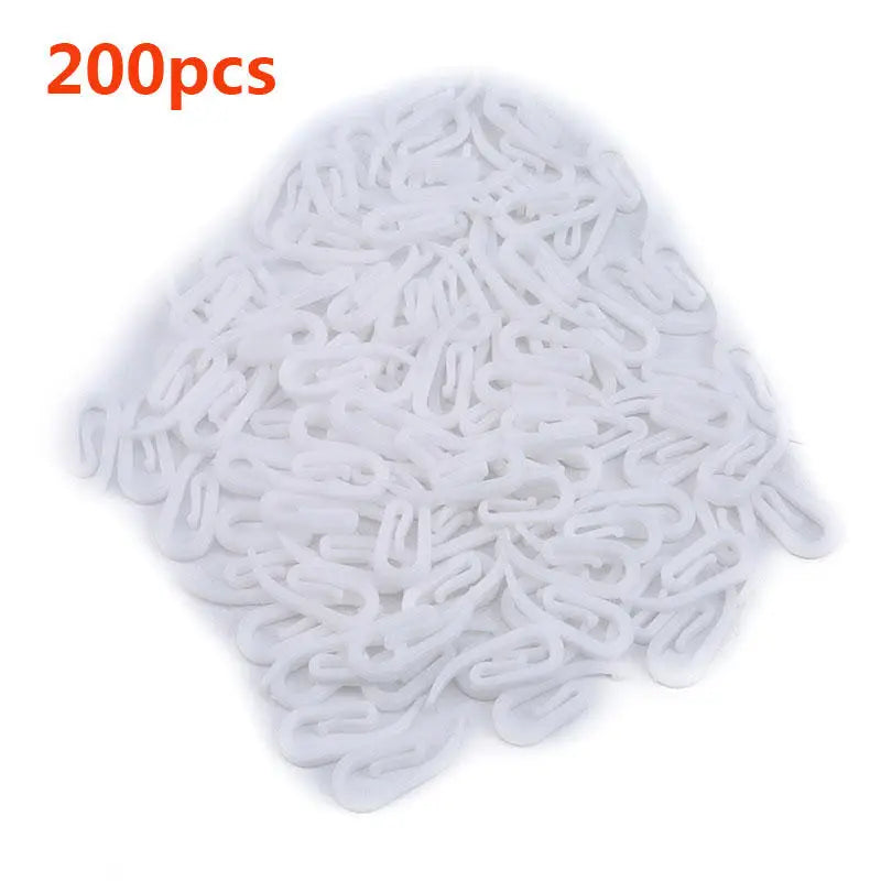 clips suspension blanc moderne clips rideau accessoires fenetre maison plastique anneaux boucles