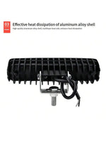 lampe travail led 6000k noir blanc led ip67 moderne fonctionnel ventilation