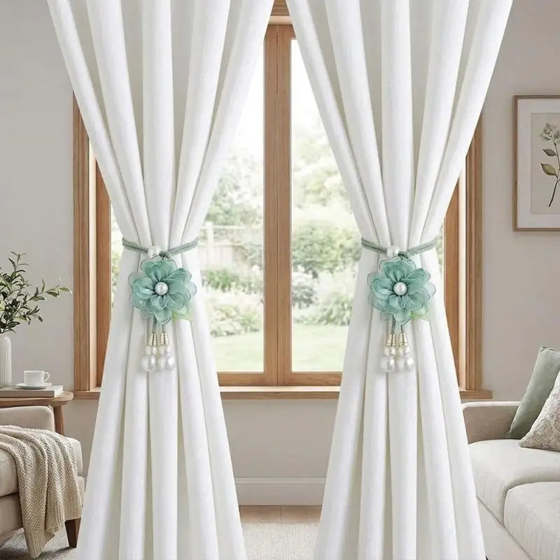 ruban fenêtre fleuri décoratif violet noir blanc rose vert élégant multifonction fixe