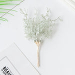 guirlande fleurs séchées bleu clair naturelle fil coton decoration chambre maison