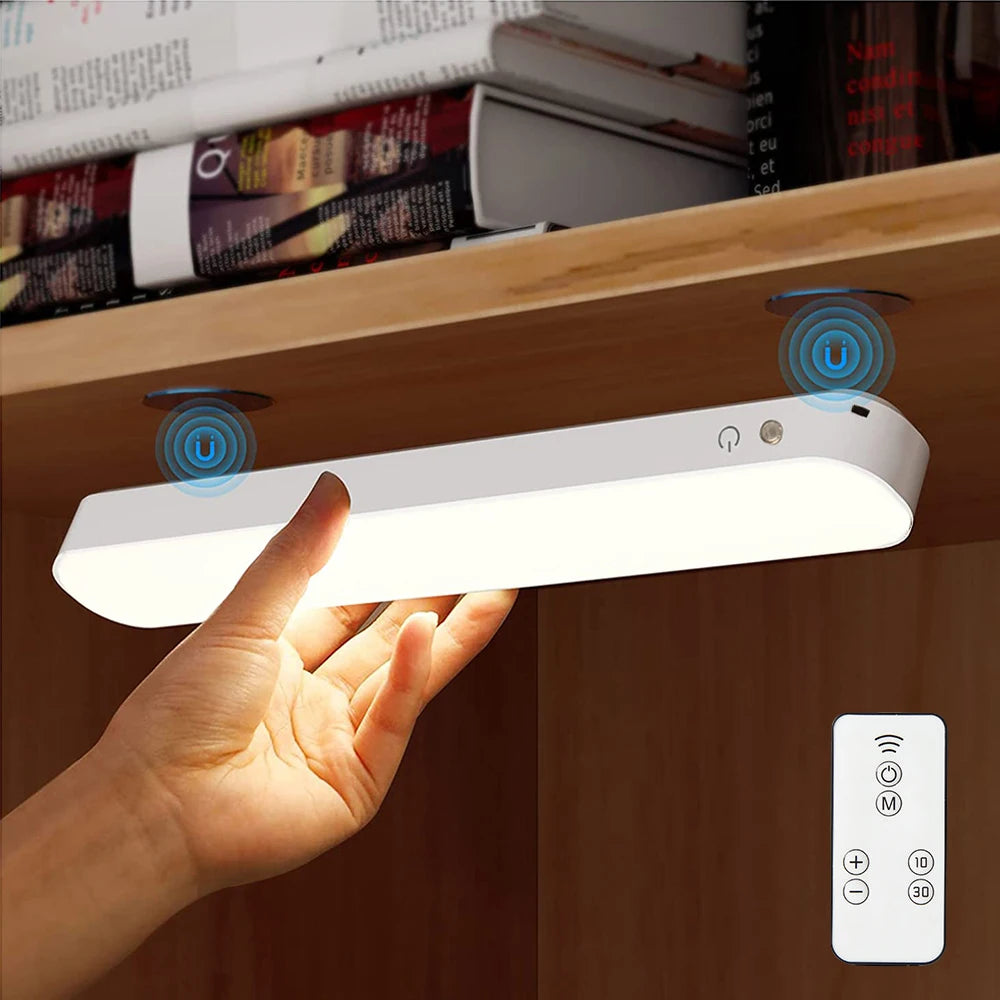 lampe led rechargeable aimantée moderne table blanc sans ombre usb led
