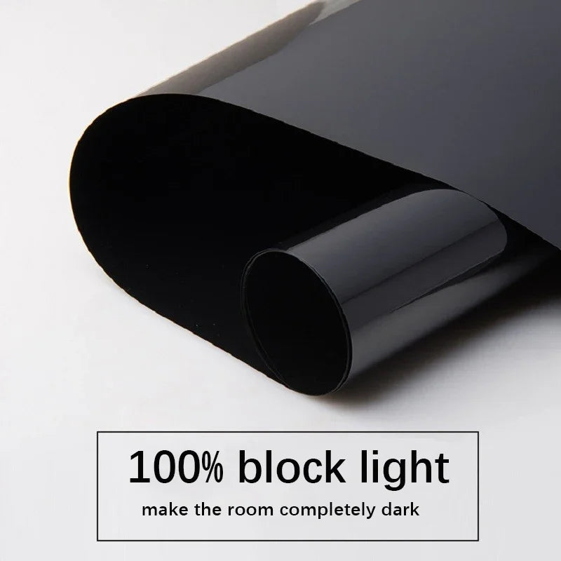film fenêtre noir autoadhésif opaque protection privée uv isolation thermique