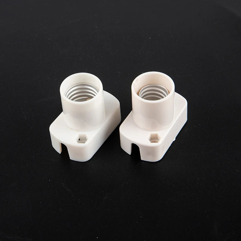 ampoule douille base e12 e14 e17 support blanc doré lisse opaque industriel