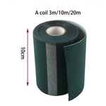 ruban gazon vert foncé adhésif pratique résistant texture tissée réparation gazon artificiel 10cm 10m