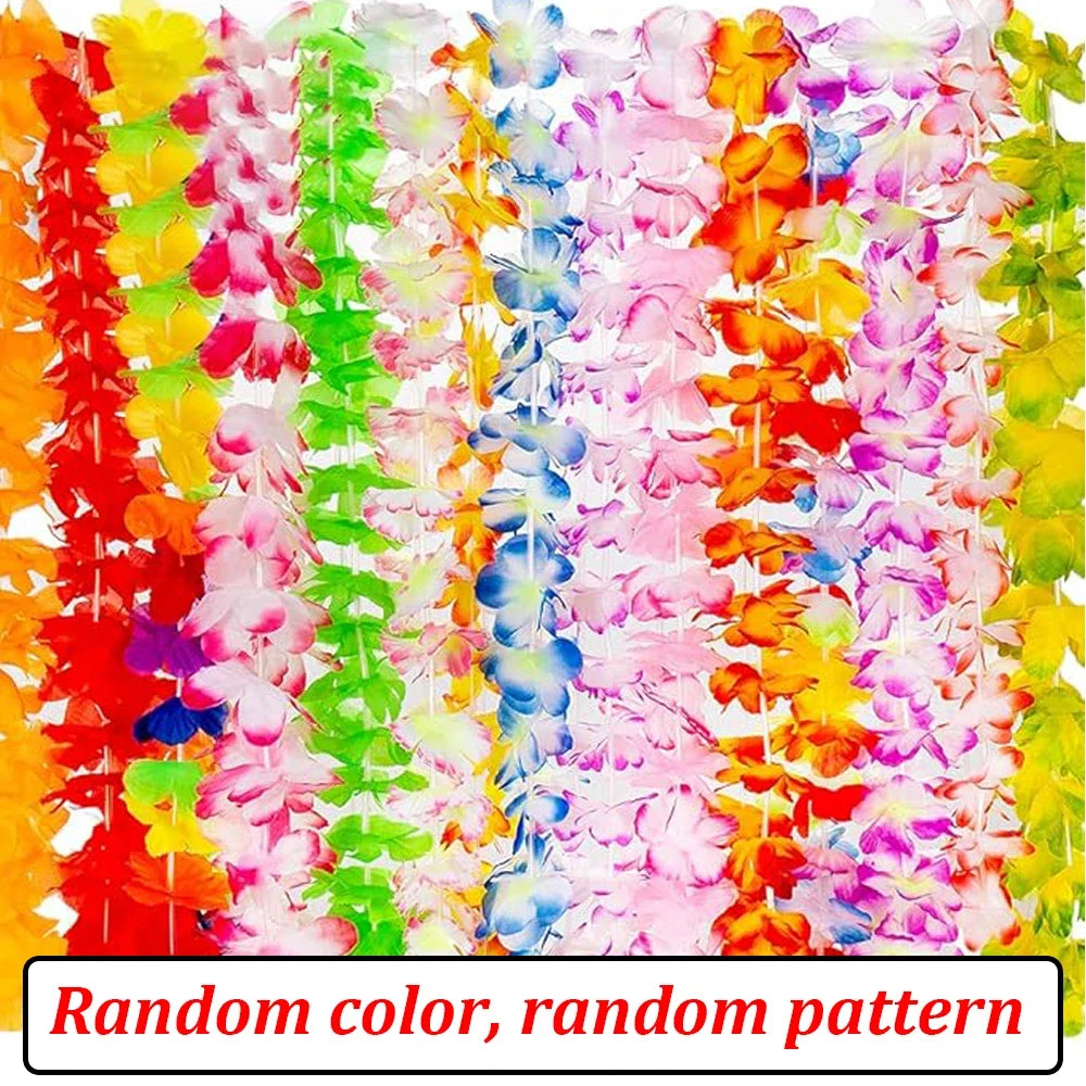 guirlande fleurs artificielles multicolores extérieur décoration anniversaire festif maison