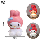 lampe table dessin animé hello kitty blanc rose cœur fraise verte bleue