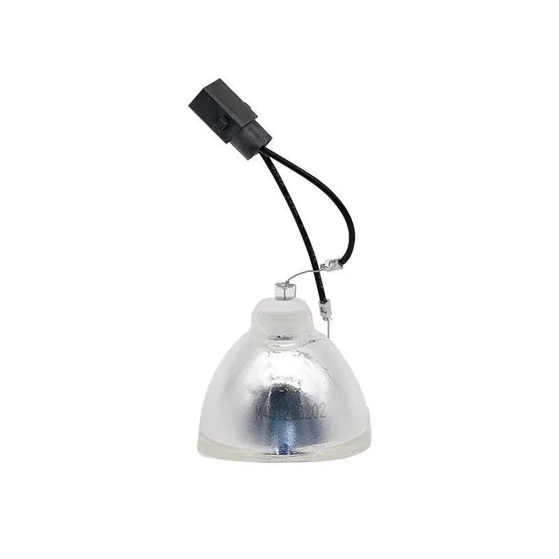 ampoule projecteur transparente argentée lisse moderne tringle connecteur électrique