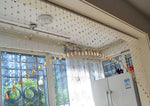 rideau doré transparent moderne élégant fenêtre japonais coréen
