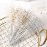 décoration mariage bouquets artificielles vases argentés modernes intérieur