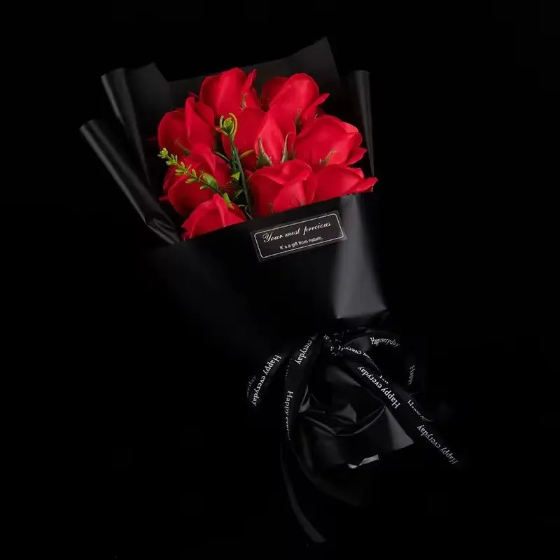 bouquet fleurs artificielles rouge blanches modernes décoration intérieure anniversaire mariage festive