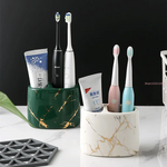 pot brosse dents marbre doré moderne vert noir blanc rouge céramique minimaliste