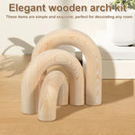 arches bois naturel blanc noir modernes minimaliste kit décoration intérieure