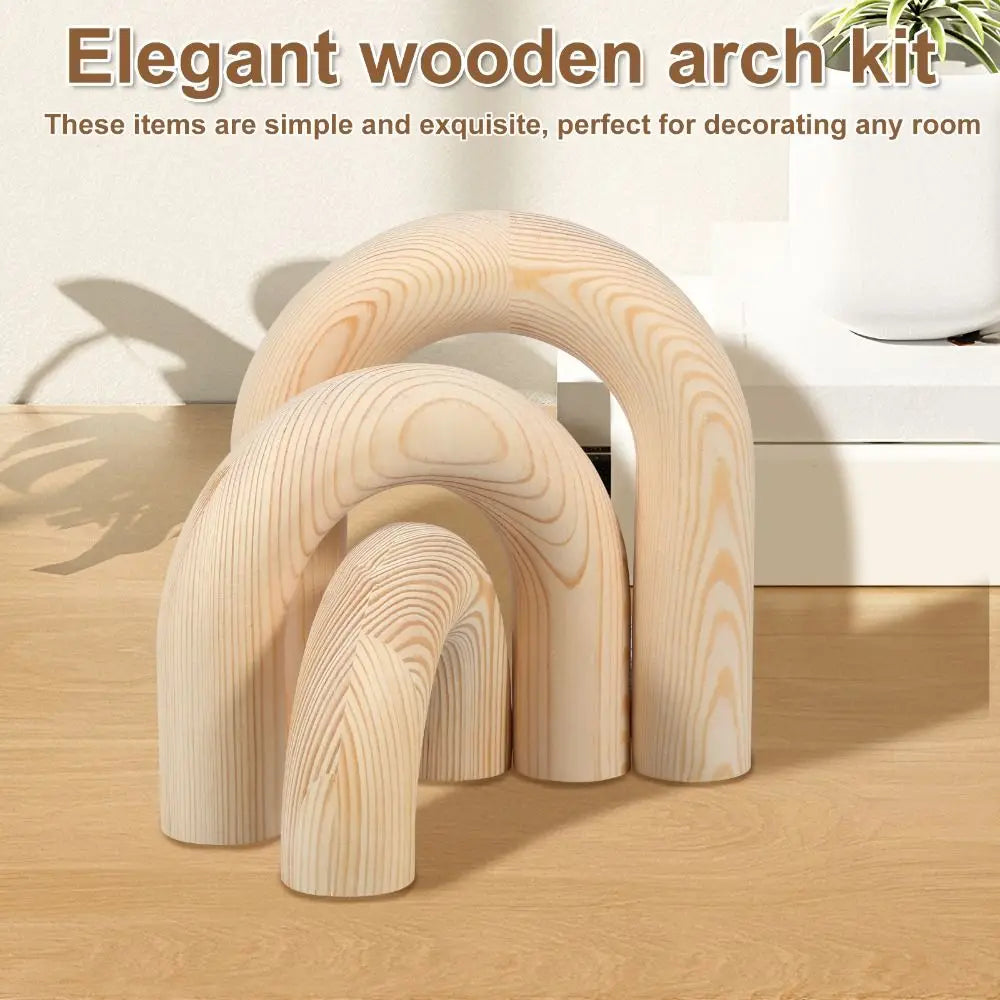 arches bois naturel blanc noir modernes minimaliste kit décoration intérieure