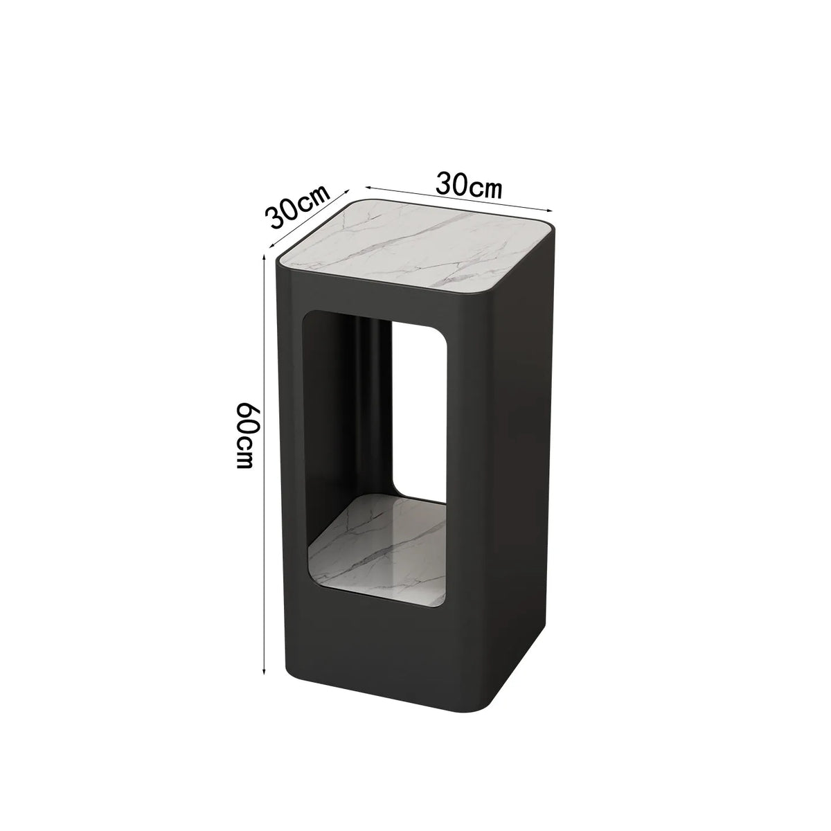 support vases moderne multi niveaux beige noir texture marbrée intérieur moderne