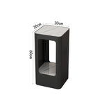 support vases moderne multi niveaux beige noir texture marbrée intérieur moderne