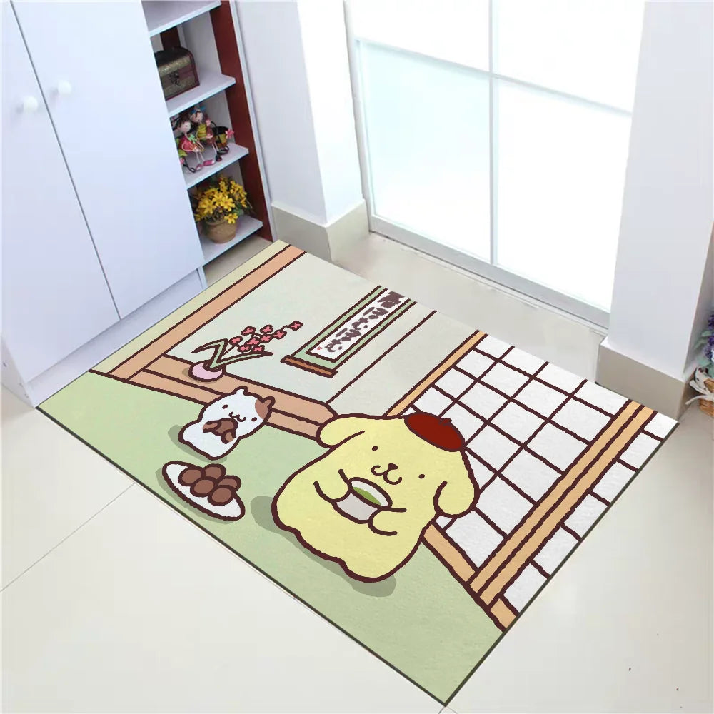 tapis antidérapant kawaii personnages doux porte sol bain moderne