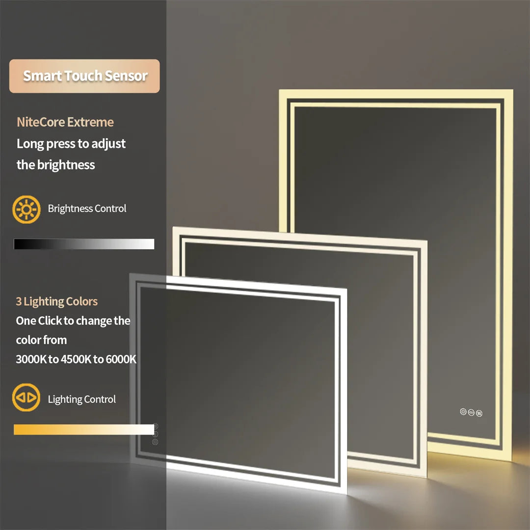 miroir bain vasque étagères moderne blanc bois élégant accessoires sallebain
