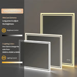 miroir bain vasque étagères moderne blanc bois élégant accessoires sallebain