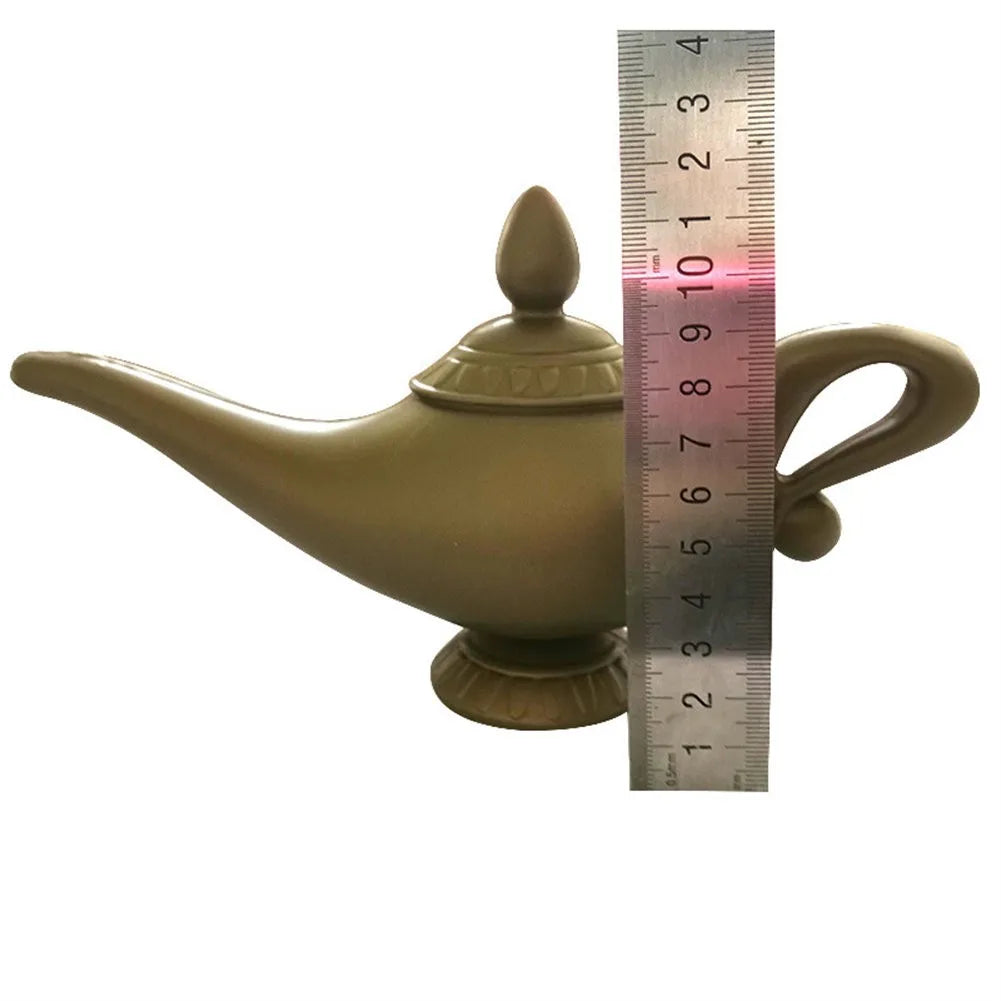 lampe aladdin décorative orientaliste effet texturé doré bronze contes anciens retroussis nostalgie
