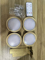 lampe murale led or moderne télécommande éclairage quotidien fixée mur