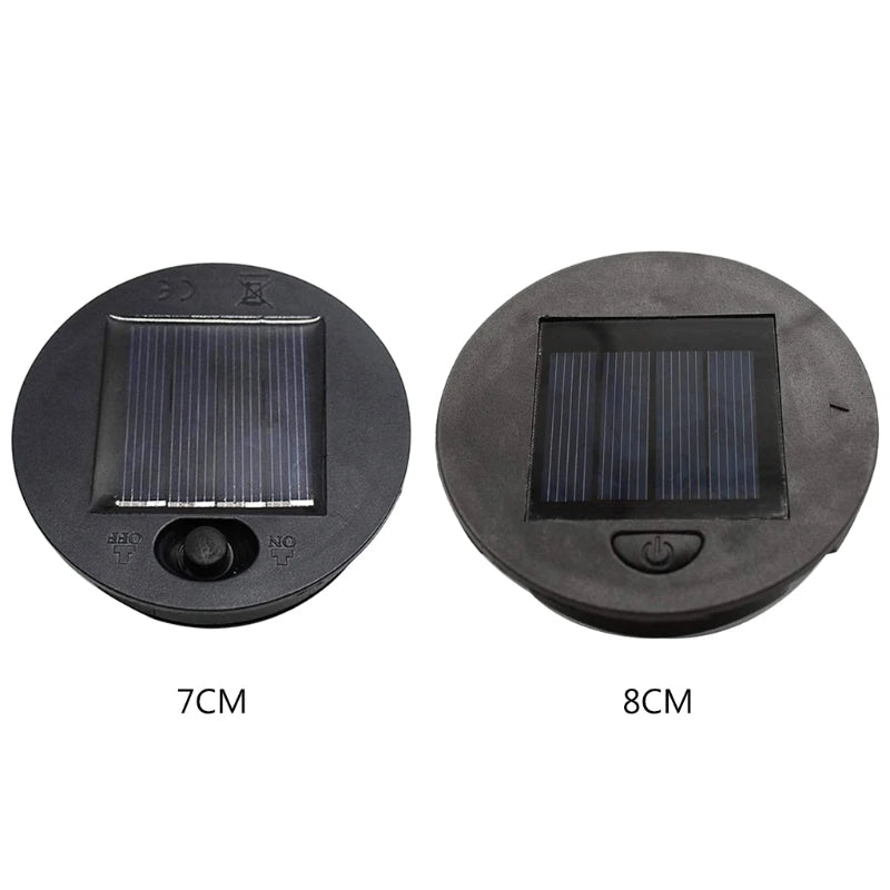 cache solaire rechargeable batterie led lanterne solaire moderne nuit camping vacances replacement 7cm 8cm